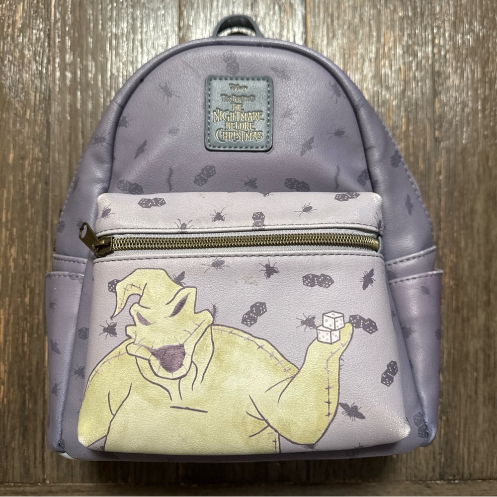 Disney Loungefly Nightmare Before Christmas Backpack - Purple and blue